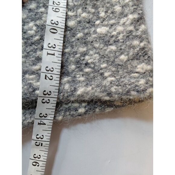 L.B. Diffusion Women's Mohair Wool Blend Long Open Cardigan Coat Size M - Picture 5 of 10